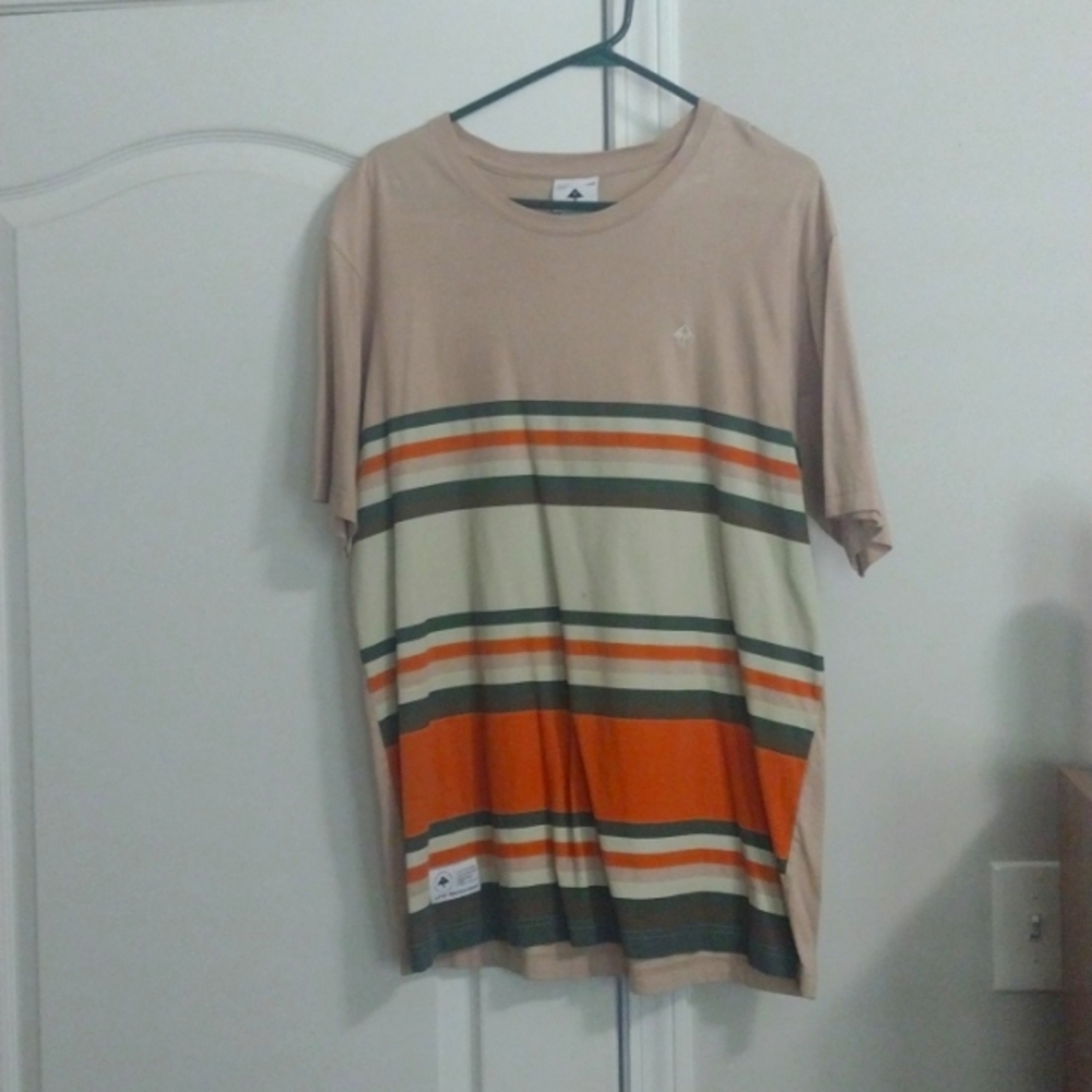 Men's LRG Striped Color wave T-shirt Size XL